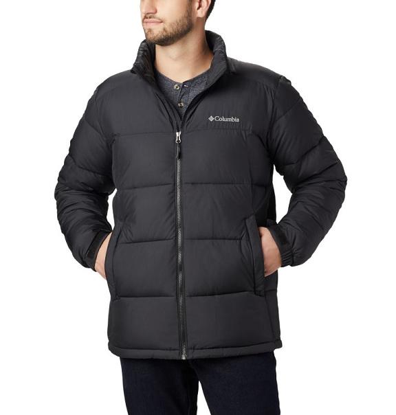 Columbia Pike Lake Insulated Jacket Black For Men's NZ27843 New Zealand